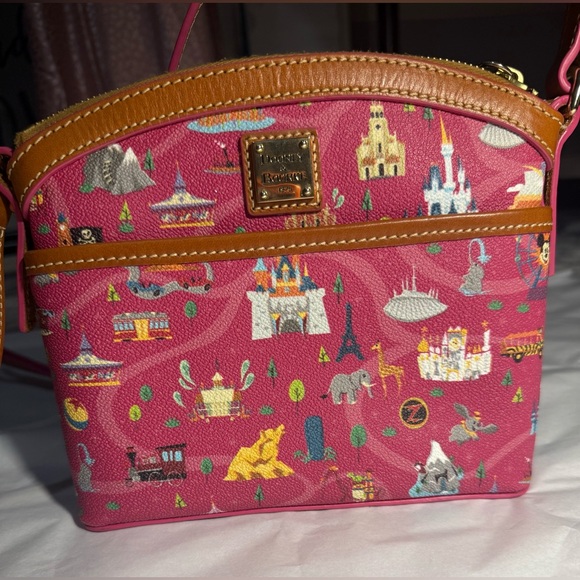 Dooney & Bourke pink Disney Parks “Parks Life” Crossbody Bag - Picture 2 of 16